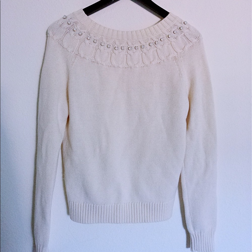 Milly White Sweater